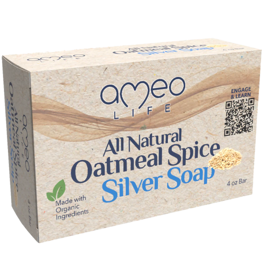 Natural Oatmeal Spice Silver Soap